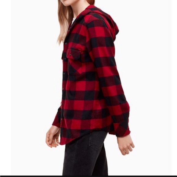 TNA BOYFRIEND FIT FLANNEL - Picture 2 of 5